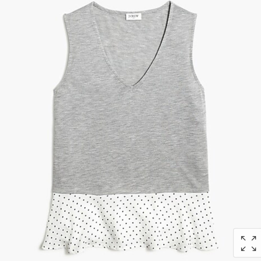 🆕J.Crew Drapey V-neck tank top